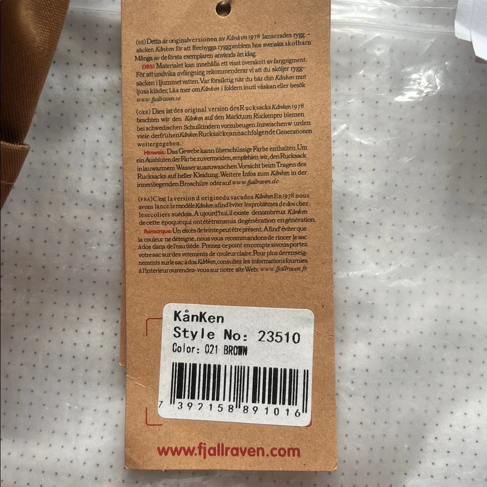 Fjallraven mini convertible backpack BRAND NWT - Picture 5 of 7